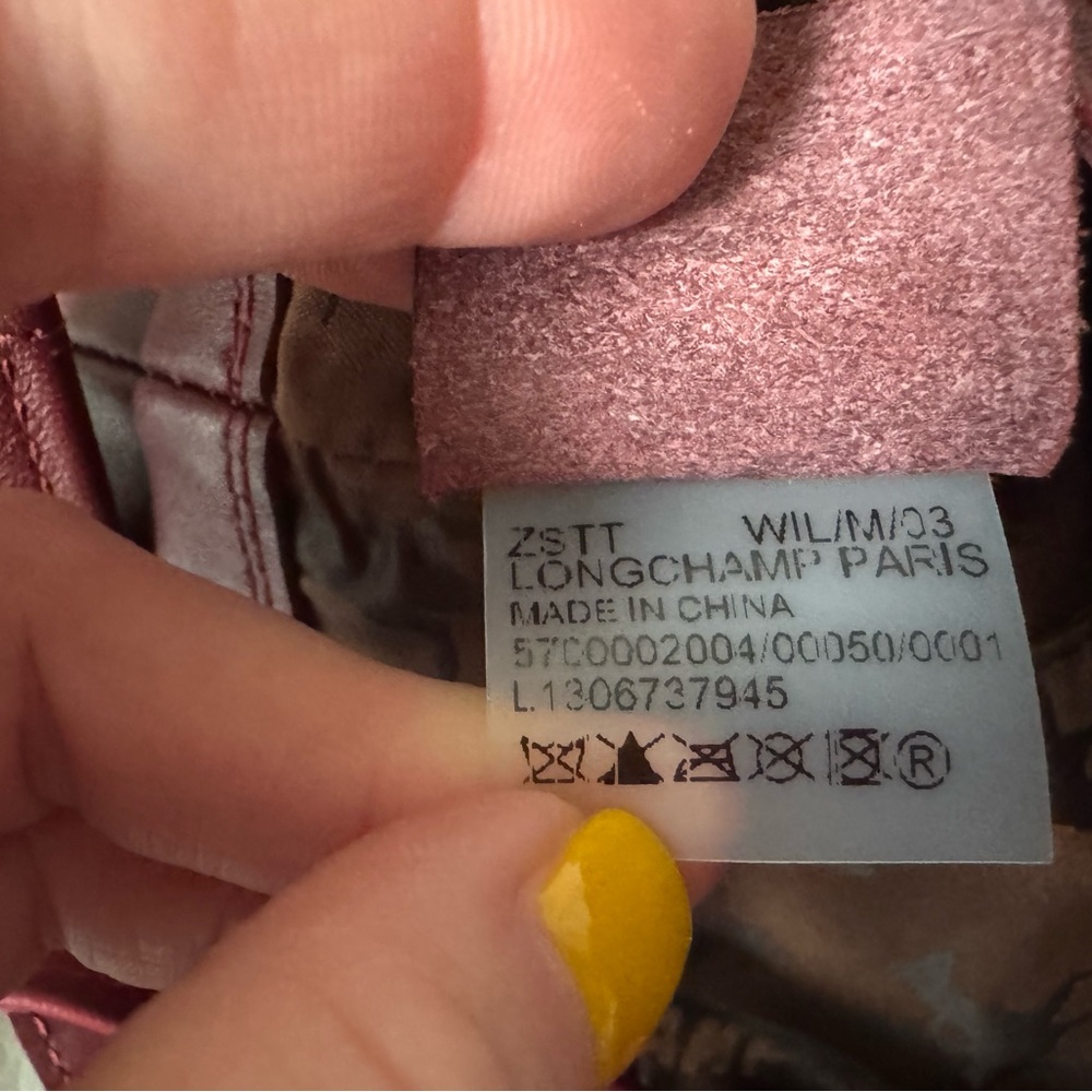 LONGCHAMP ALL LEATHER BURGUNDY Backpack - Picture 4 of 6